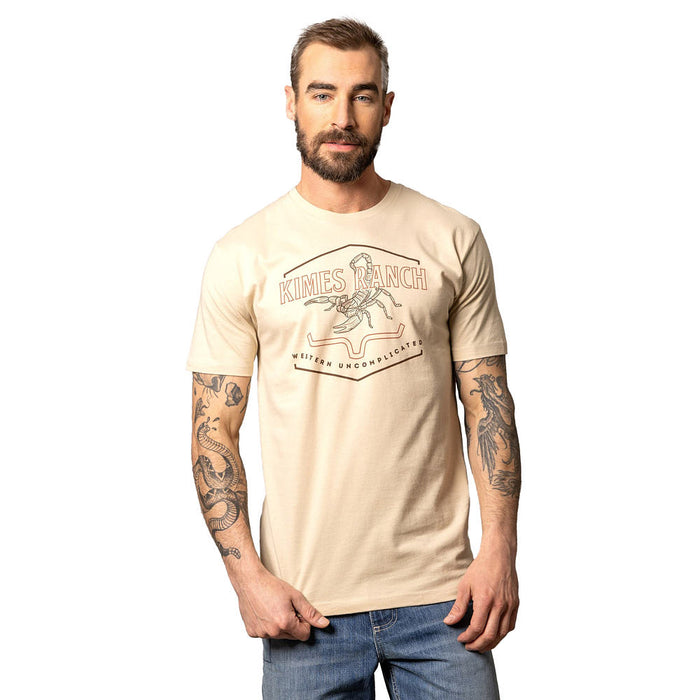 Kimes Ranch Mens Cream Sting Tee