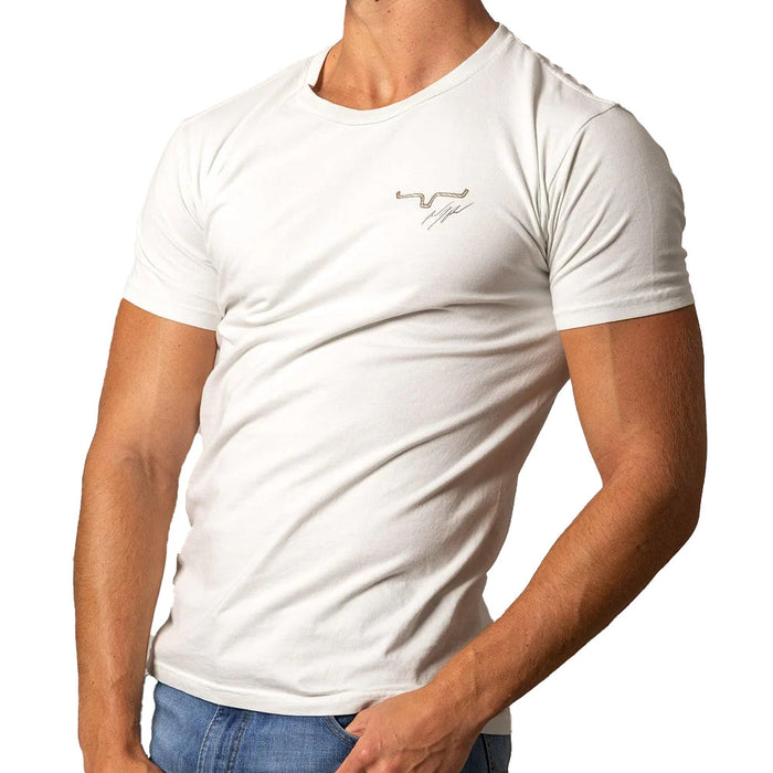 Kimes Ranch Men's Winning Ride Off White Tee
