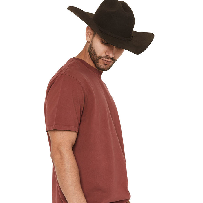 Kimes Ranch Men's Dark Red Waspy Tee Shirt