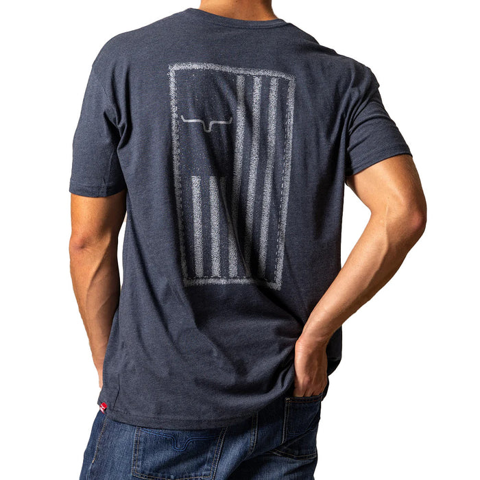 Kimes Ranch Men's Midnight Navy Patched Tee Shirt