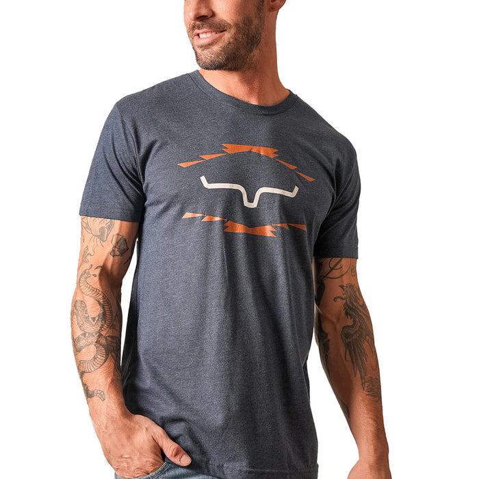 Kimes Ranch Men's Vintage Badge Midnight Navy Tee Shirt