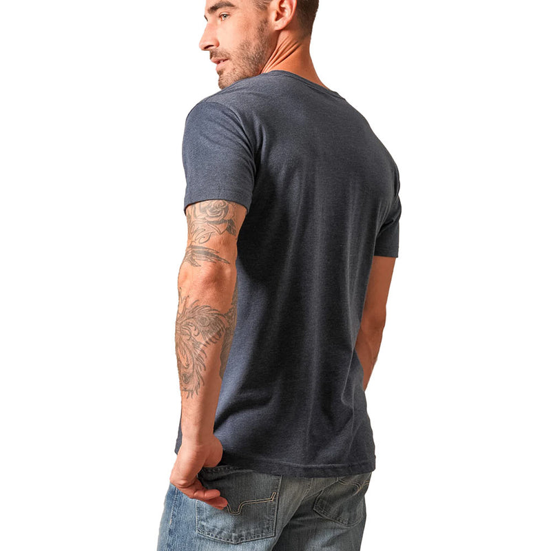 Kimes Ranch Men's Vintage Badge Midnight Navy Tee Shirt