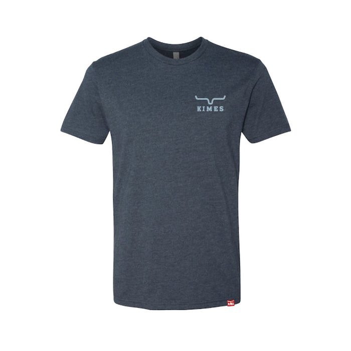 Kimes Ranch Men's Midnight Navy Heavy Text Tee Shirt