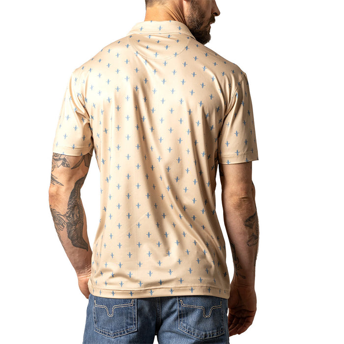Kimes Ranch Men's Natural Bartram Polo Shirt