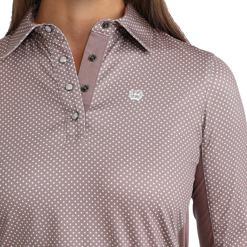 Cinch Women's Lilac Hybrid Pullover Shirt