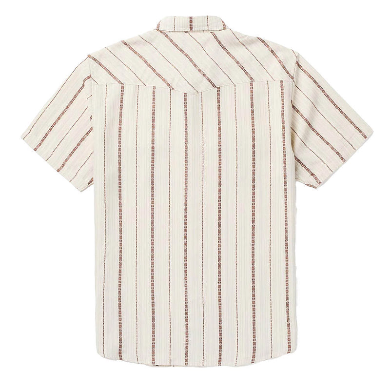 Seager Inc Men's White Azteca Tile Sawtooth Shirt