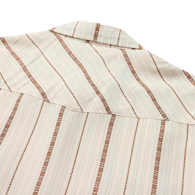 Seager Inc Men's White Azteca Tile Sawtooth Shirt