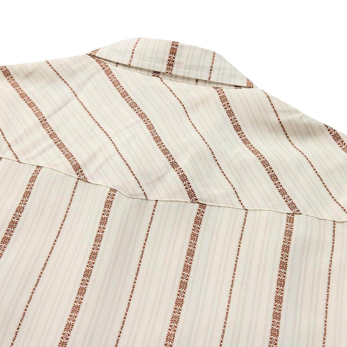 Seager Inc Men's White Azteca Tile Sawtooth Shirt