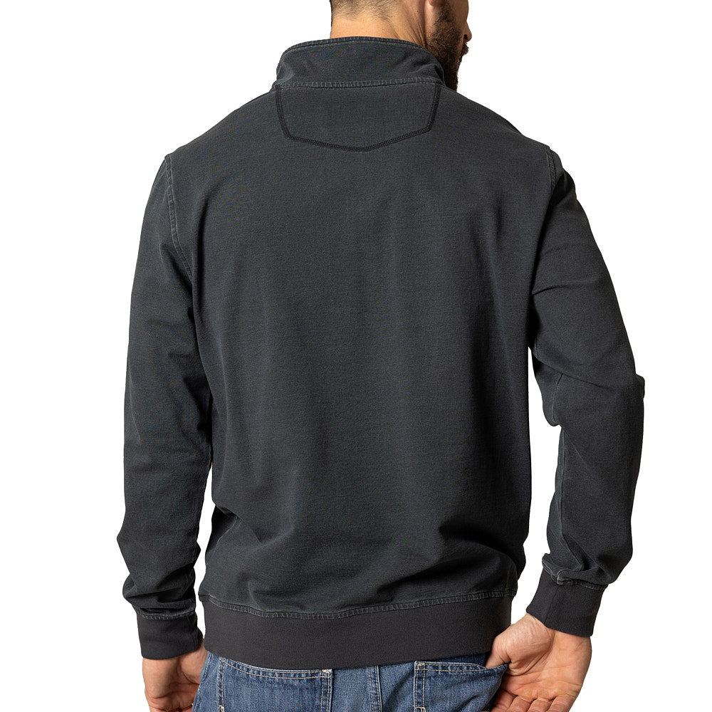 Kimes Ranch Men's Charcoal Rowell 1/4 Zip Pull Over