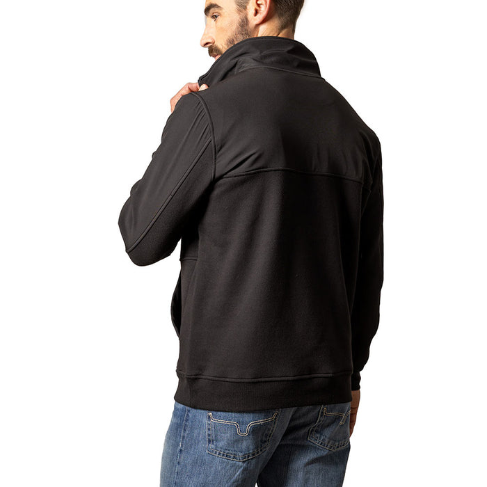 Kimes Ranch Men's La Rue Black 1/4 Zip Pullover