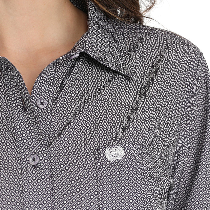 Cinch Women's Purple Print ArenaFlex Shirt