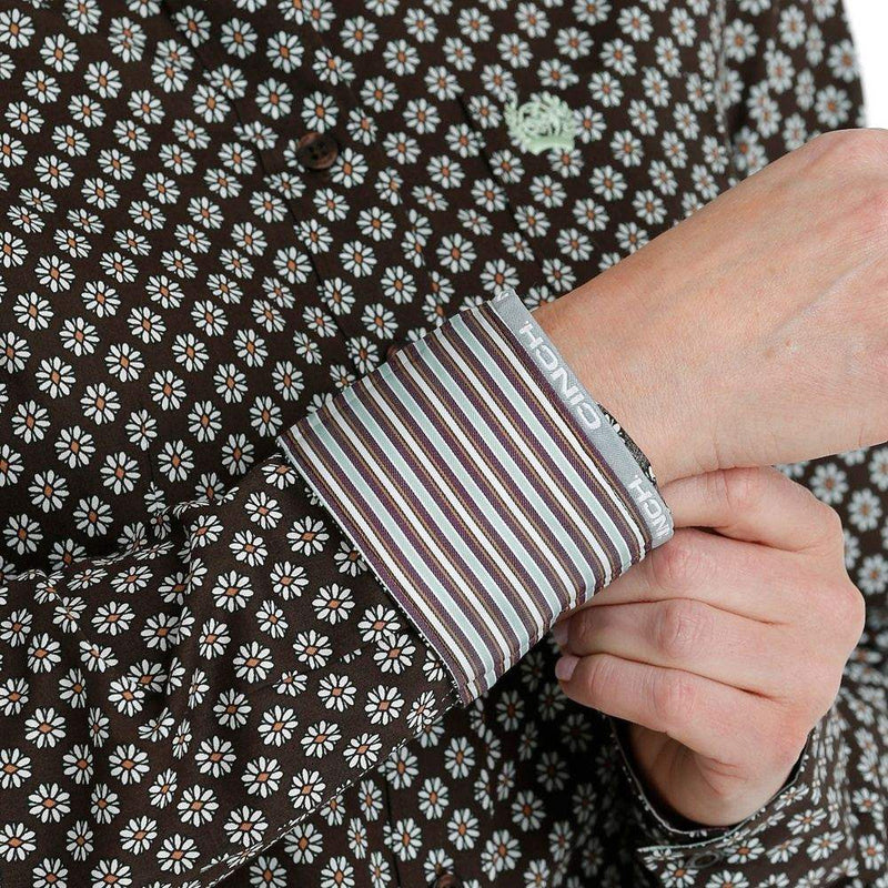 Cinch Women's Brown Button Down Shirt