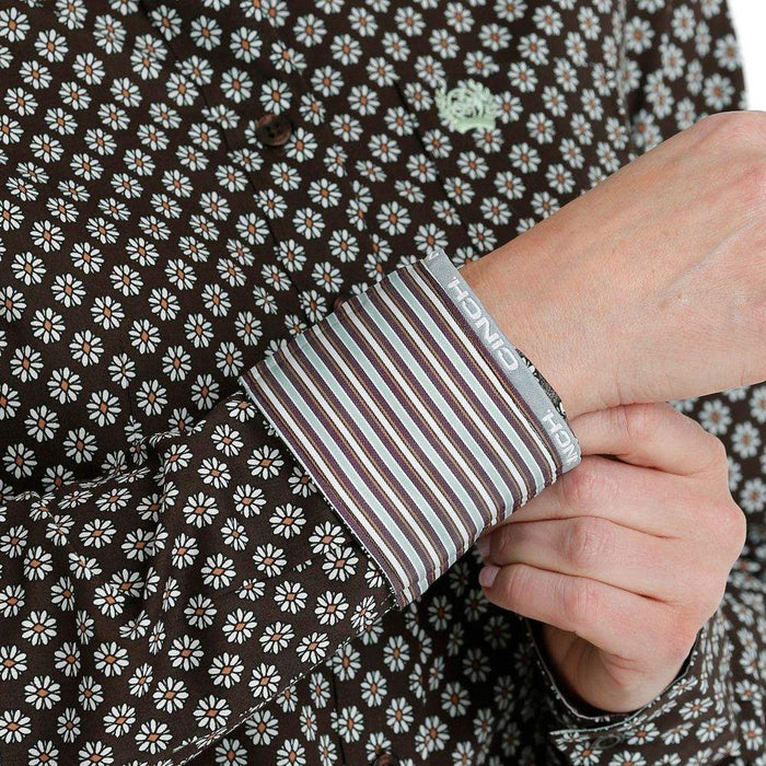 Cinch Women's Brown Button Down Shirt
