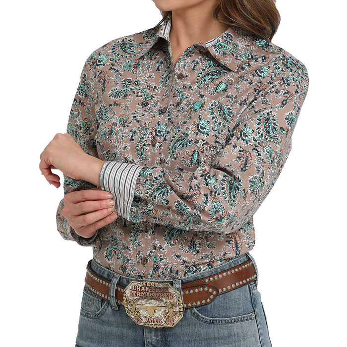 Cinch Women's Paisley Button Down Shirt