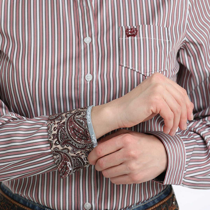 Cinch Women's Brown Multi Stripe Shirt