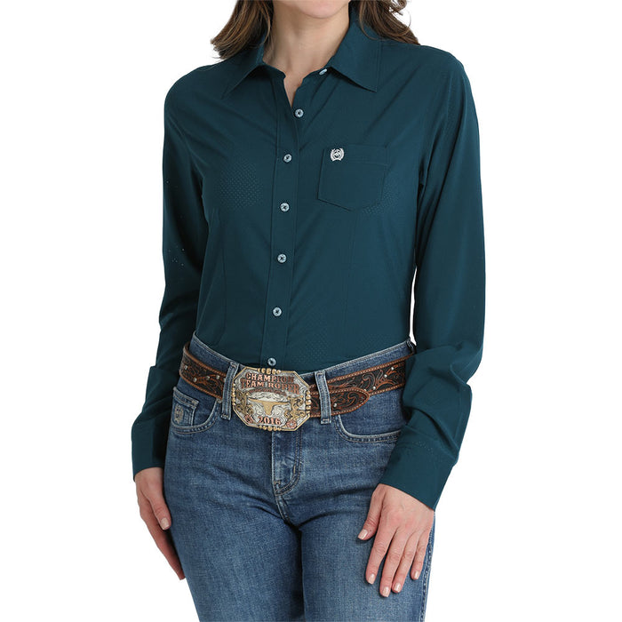 Cinch Women's Teal ArenaFlex Shirt