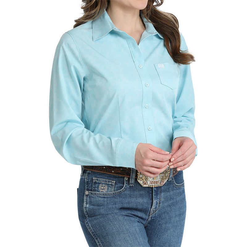 Cinch Women's Light Blue ArenaFlex Shirt