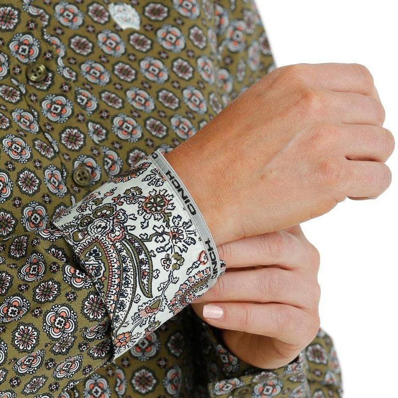 Cinch Women's Printed Button Down Shirt