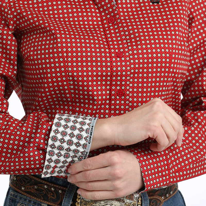 Cinch Women's Red Print Shirt