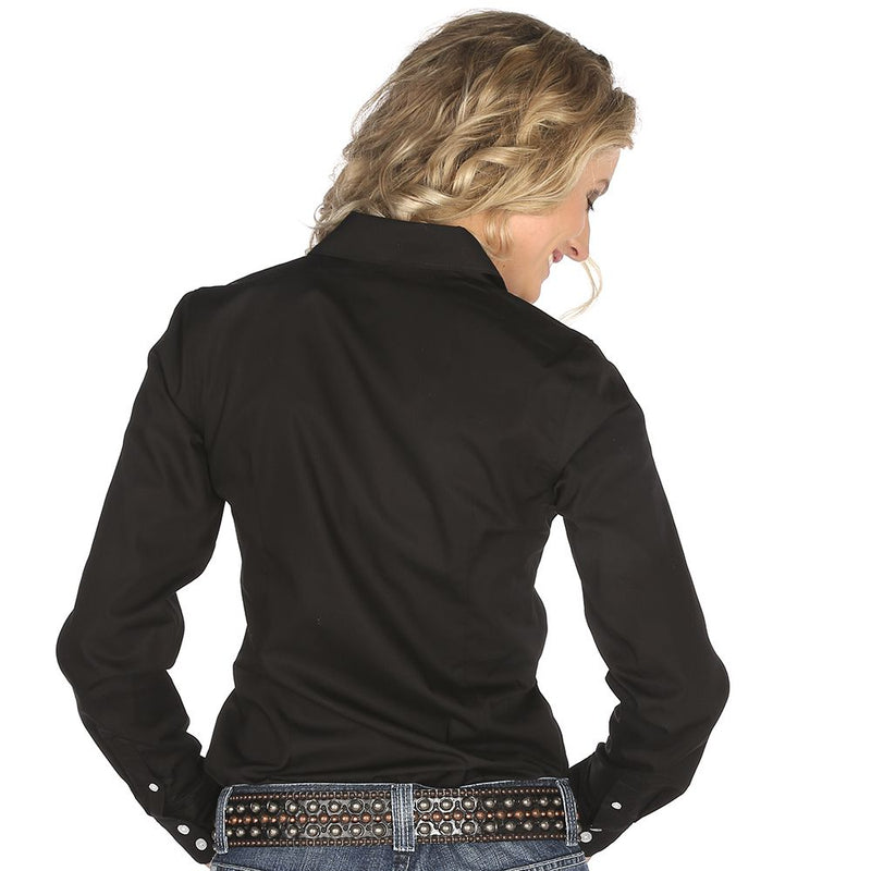Cinch Women's Black Button Up Shirt