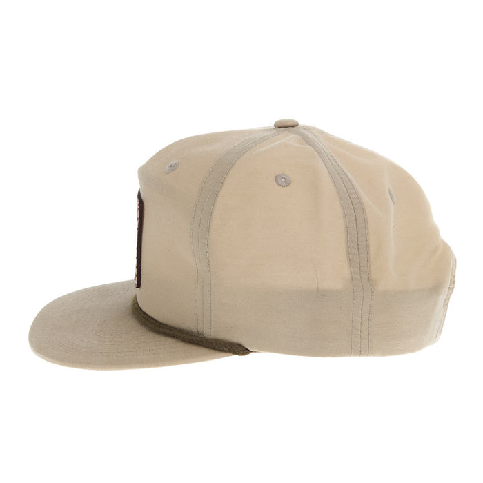 Mayatex Sand Dune with Loden Rope Leather Patch Cap