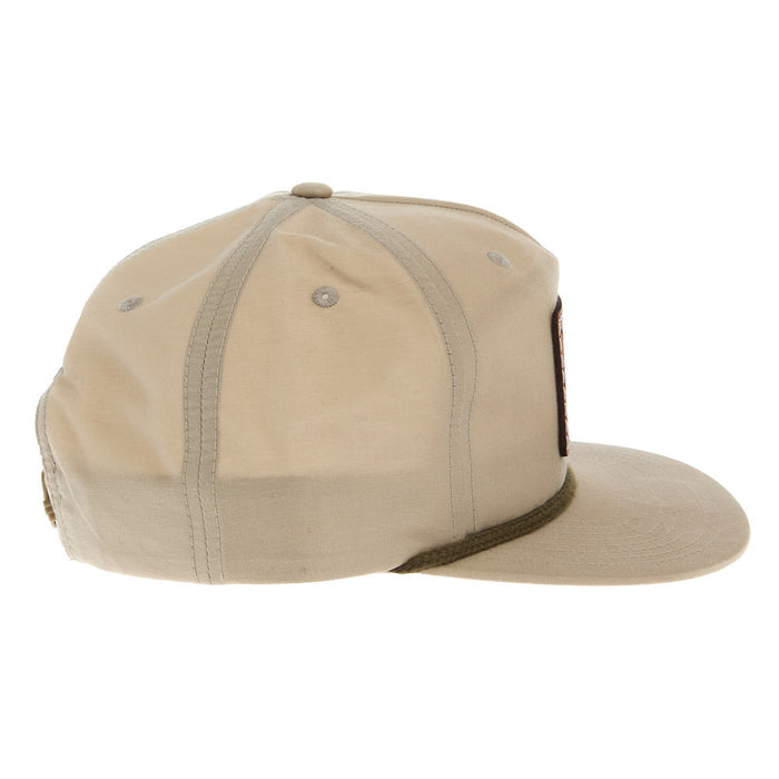 Mayatex Sand Dune with Loden Rope Leather Patch Cap