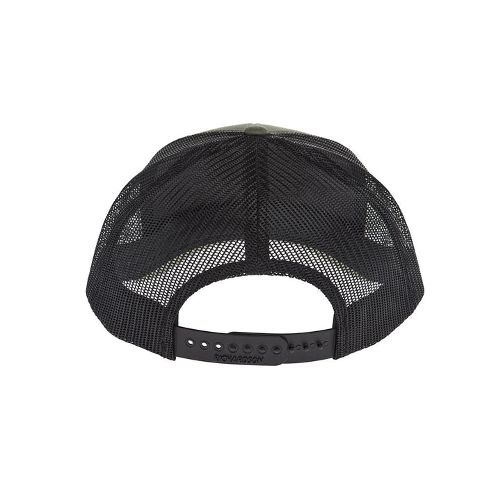 Mayatex Loden and Black Leather Patch Mesh Back Cap