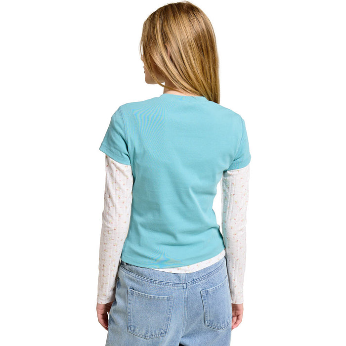 Mimosa Women's Jade Fitted Short Tee Shirt
