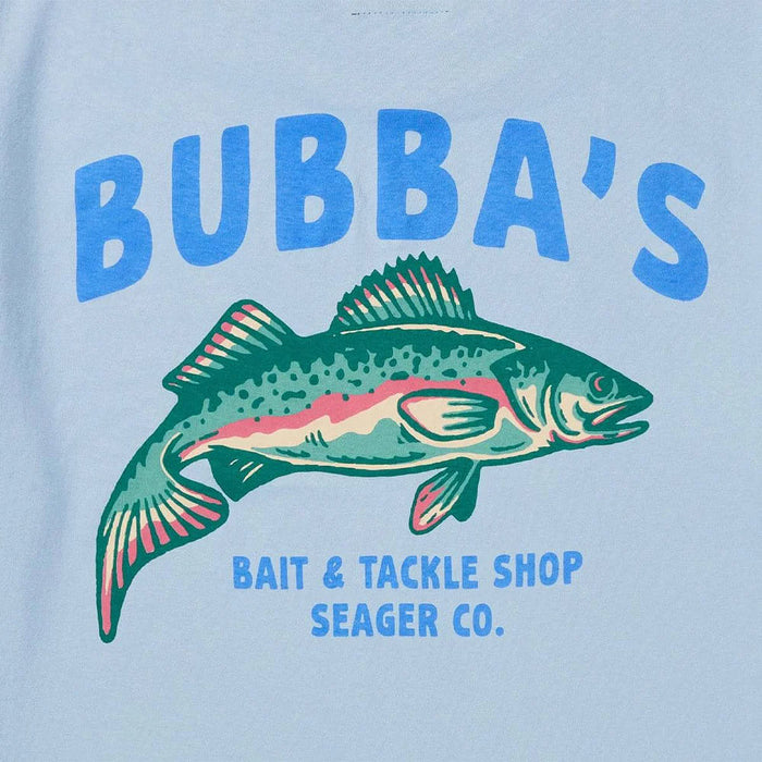 Seager Inc Men's Bubba's Sky Blue Tee Shirt
