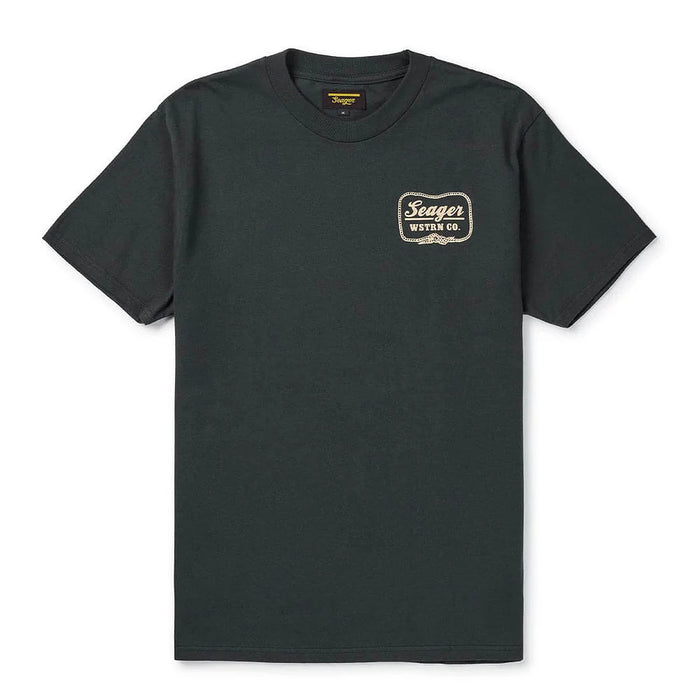 Seager Inc Men's High Noon Vintage Black Tee Shirt