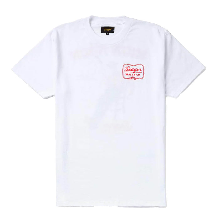 Seager Inc Men's White High Noon Tee Shirt