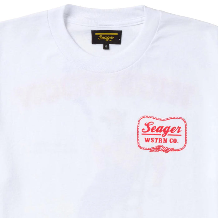 Seager Inc Men's White High Noon Tee Shirt
