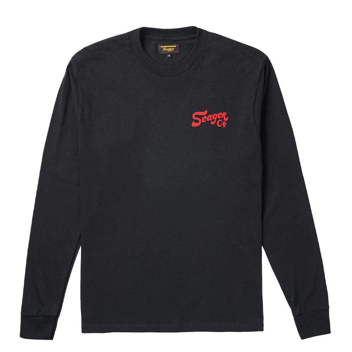 Seager Inc Men's Lonesome Black Tee Shirt