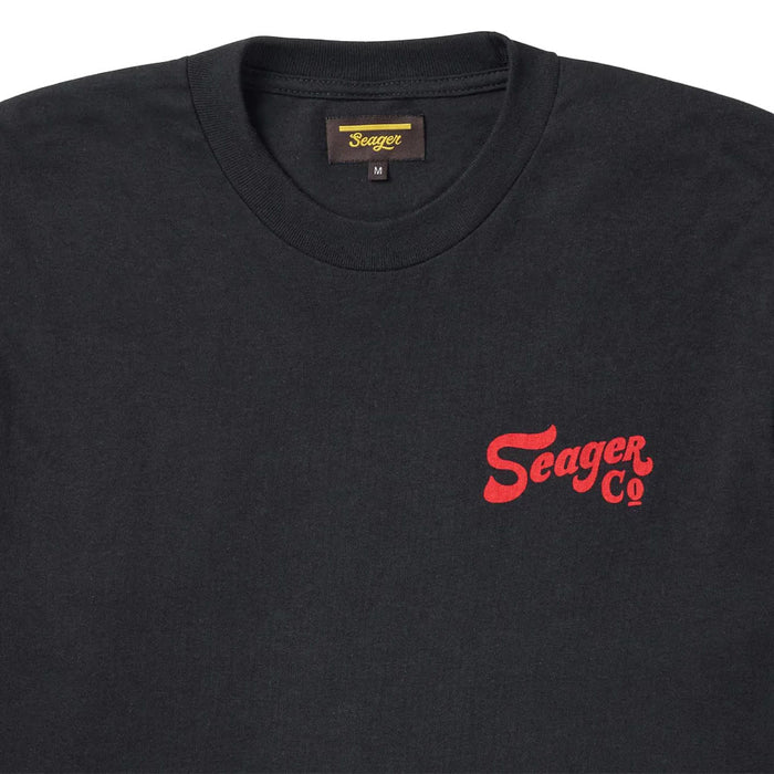 Seager Inc Men's Lonesome Black Tee Shirt
