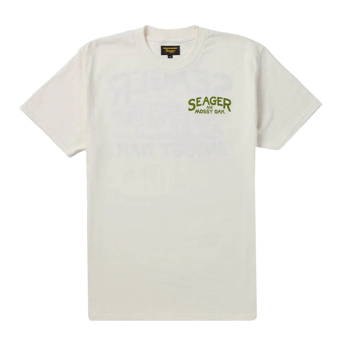 Seager Inc Men's Mossy Oak Pack Out White Tee Shirt