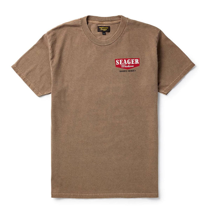 Seager Inc Men's Brown Rodeo Series Tee Shirt