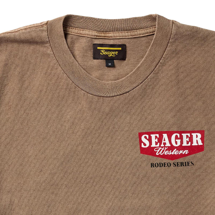 Seager Inc Men's Brown Rodeo Series Tee Shirt