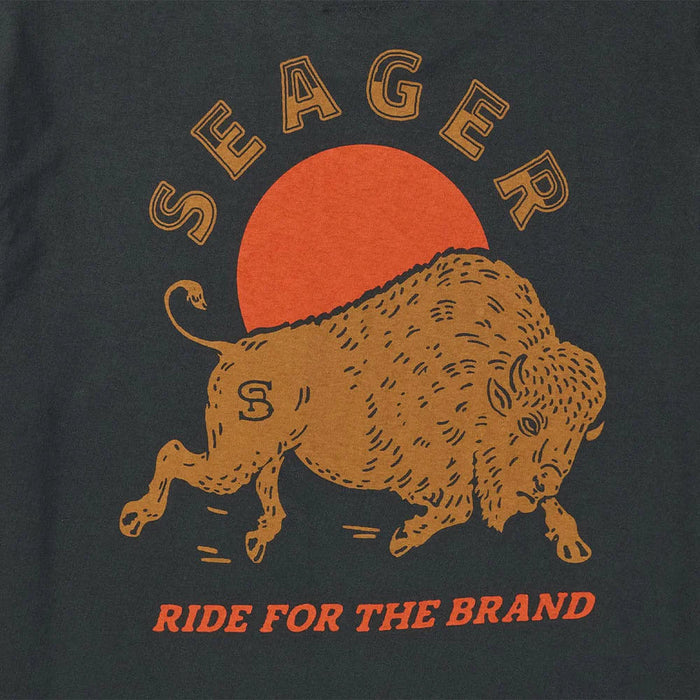 Seager Inc Men's Ride For The Brand Black Tee Shirt