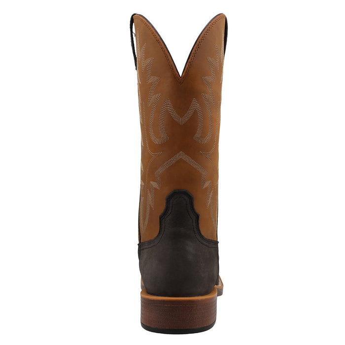 Twisted X Men's Top Hand Forged Iron Vamp 13in Pecan Top Boot