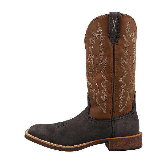 Twisted X Men's Top Hand Forged Iron Vamp 13in Pecan Top Boot