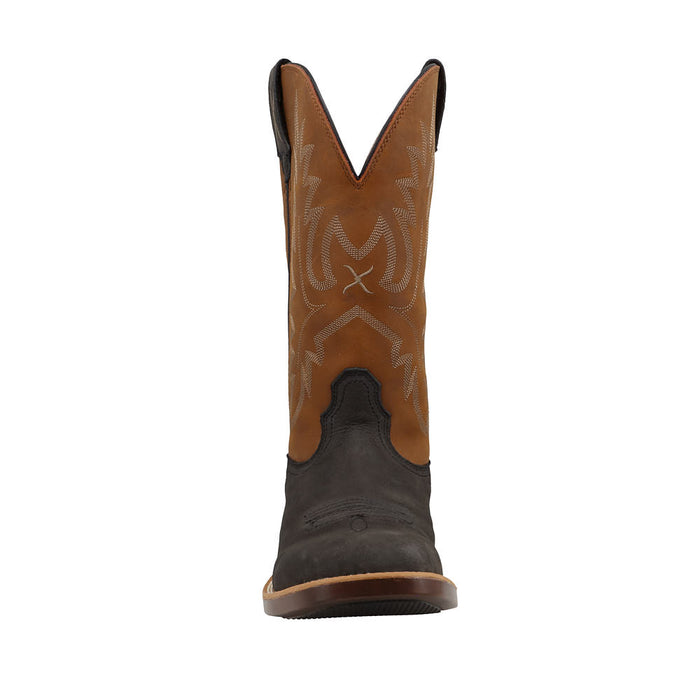 Twisted X Men's Top Hand Forged Iron Vamp 13in Pecan Top Boot