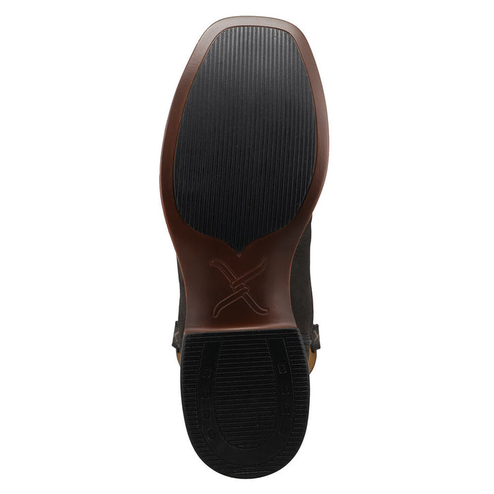 Twisted X Men's Top Hand Forged Iron Vamp 13in Pecan Top Boot
