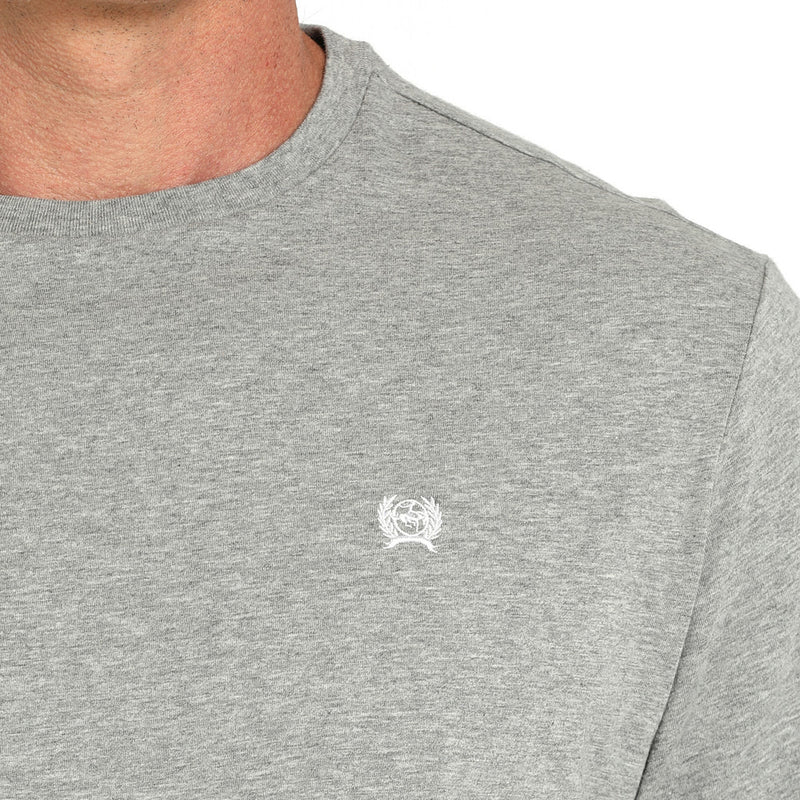 Cinch Men's Grey Basic Tee
