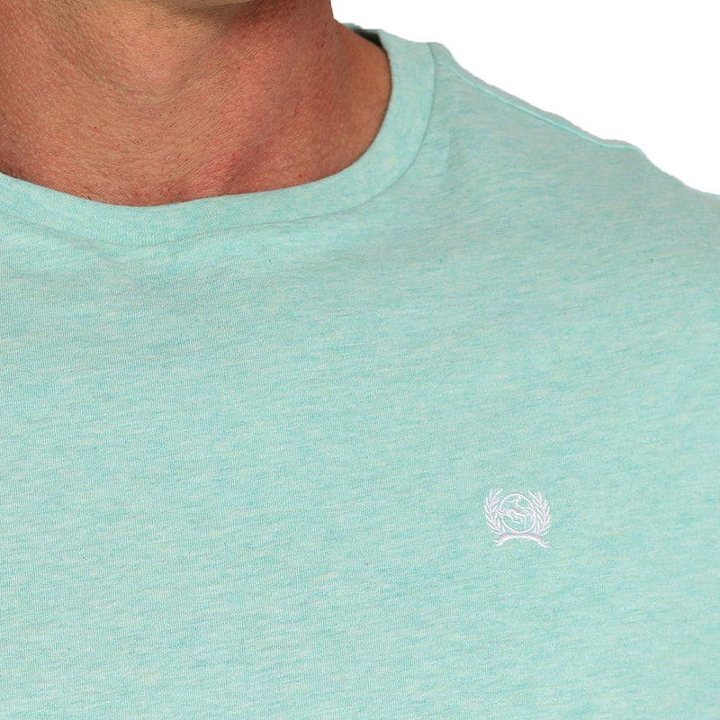Cinch Men's Turquoise Basic Tee Shirt