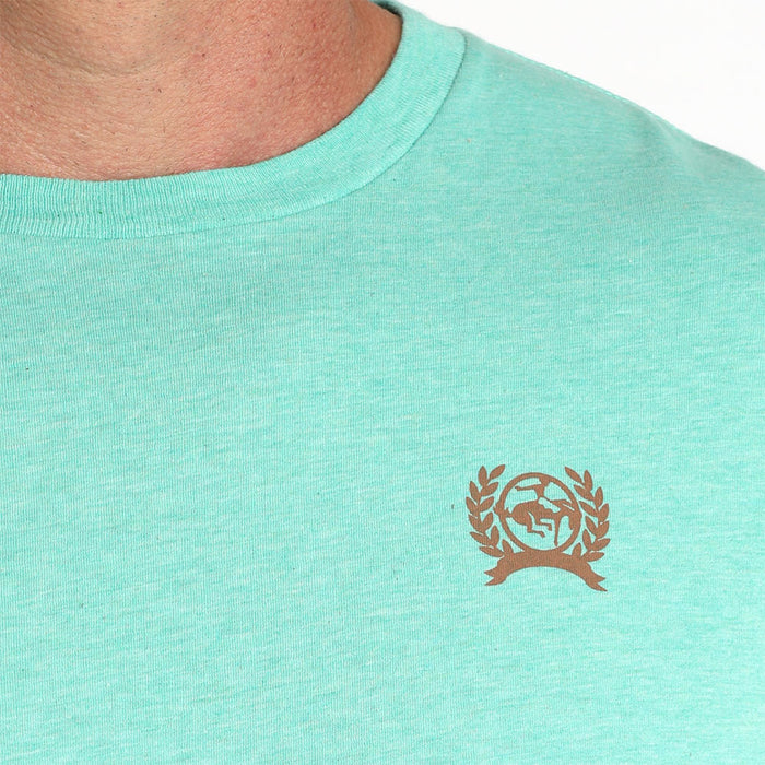 Cinch Turquoise Long Sleeve Cowboy State Of Mind Tee Shirt