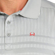 Cinch Men's Grey ArenaFlex Polo