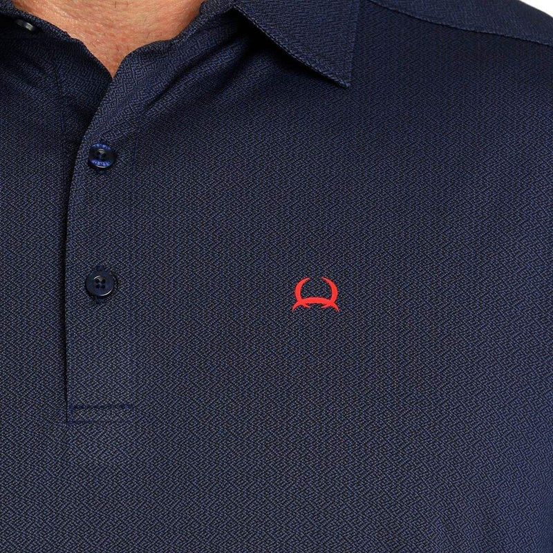 Cinch Men's Navy ArenaFlex Polo