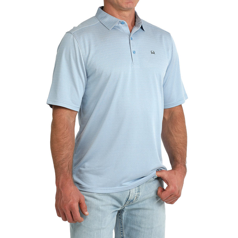 Cinch Men's Blue ArenaFlex Polo