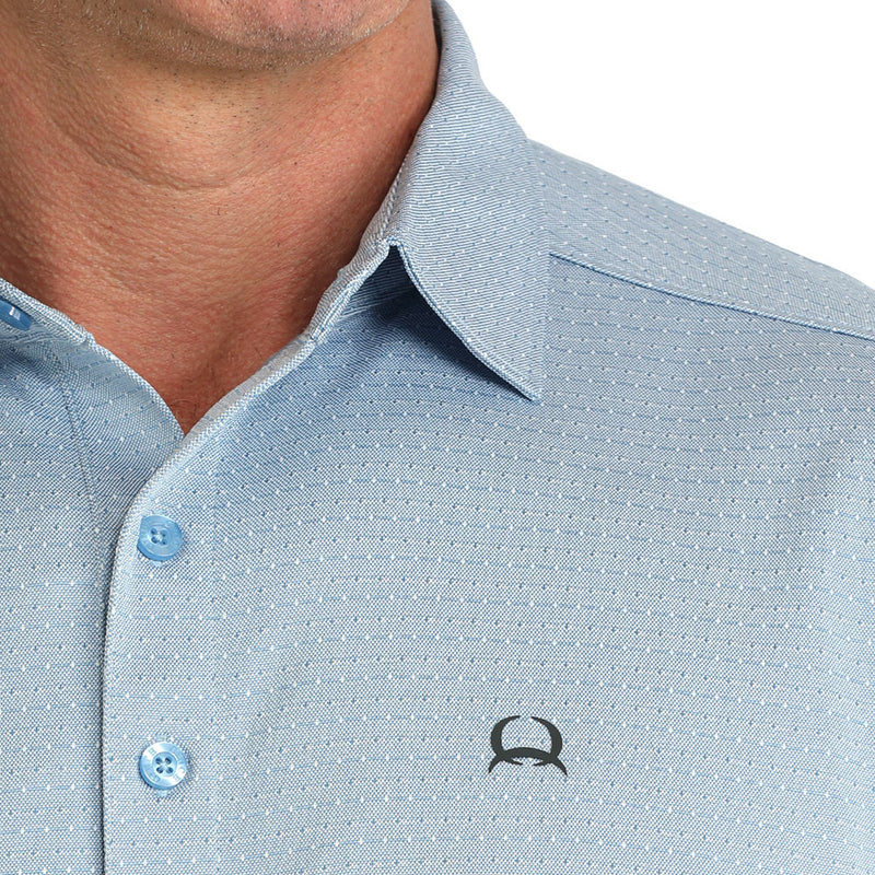 Cinch Men's Blue ArenaFlex Polo