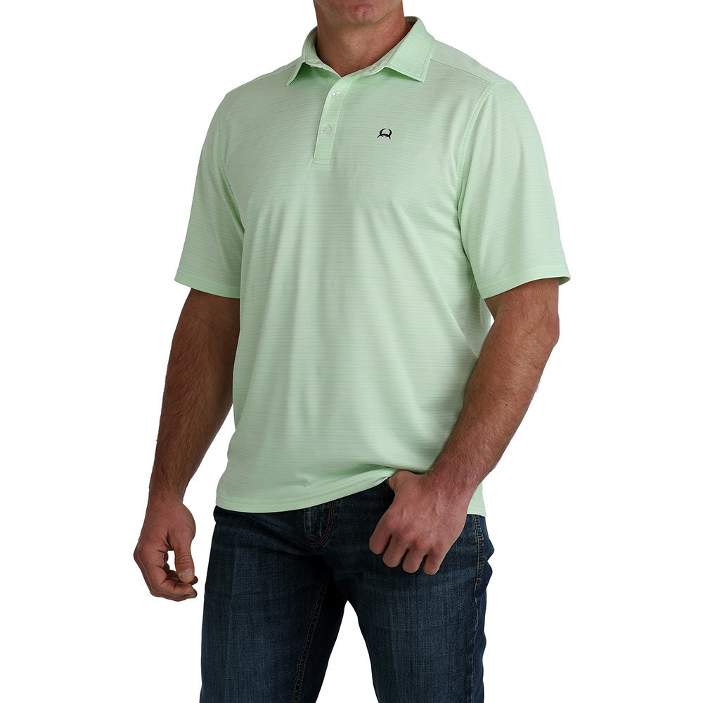 Cinch Men's Green ArenaFlex Polo Shirt
